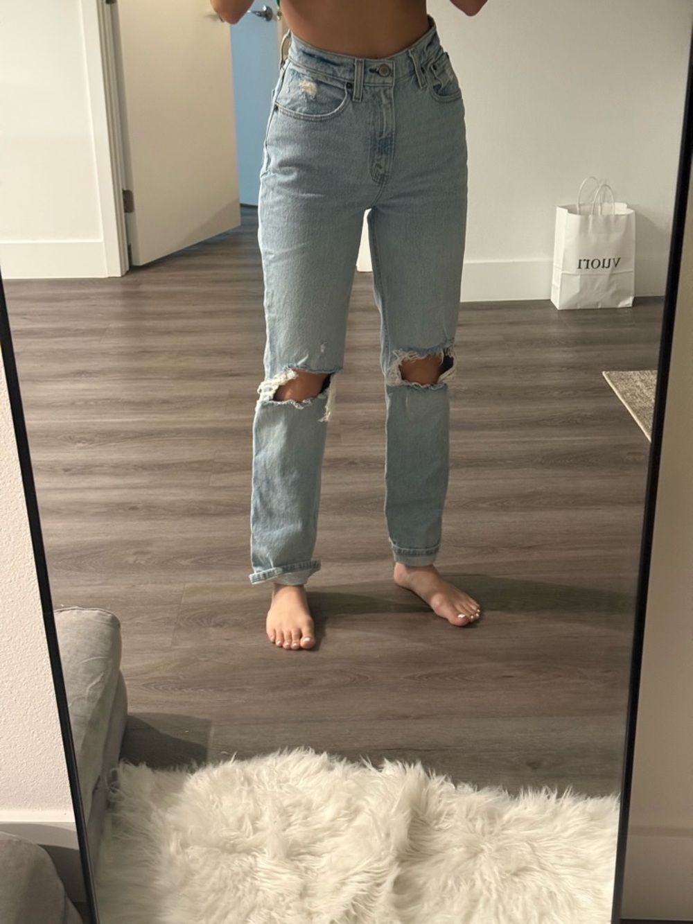 Abercrombie & Fitch 90s straight ultra high rise